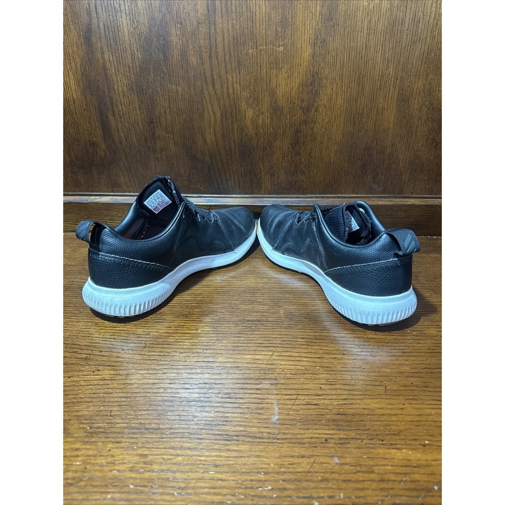 Adidas Golf Shoes Men's‎ 8  Adicross Black Leather BB7878 Sneakers - Picture 9 of 10